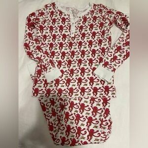 Roller Rabbit Monkey Pajamas Youth Size 10